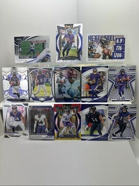 Lamar Jackson/Kyle Hamilton Ravens 13 card lot